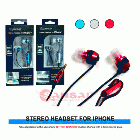 IPH-266E Stereo Headset for iPhone  