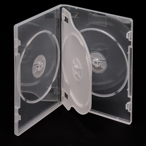 5x Triple DVD Covers (SUPER CLEAR) - Holds 3x Discs!