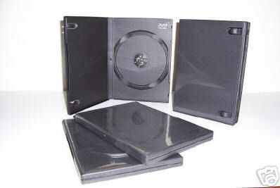 DVD Covers - SINGLE - 14mm - 100x (BLACK)